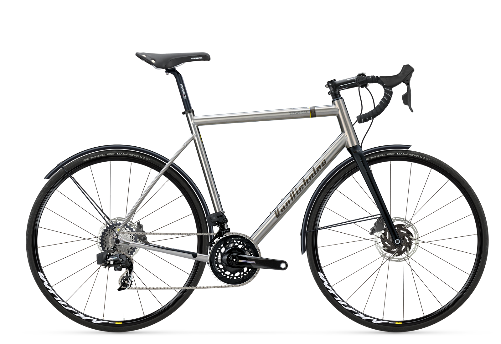 Yukon Disc the practical titanium touring and audax bike with